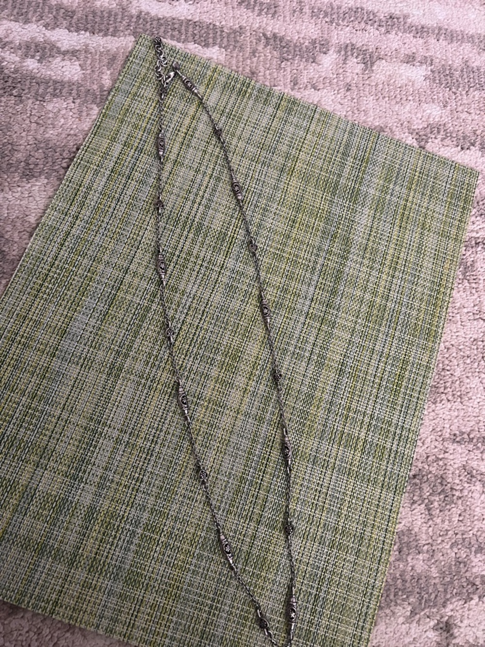 Brighton long Silver-Tone Long Chain Necklace